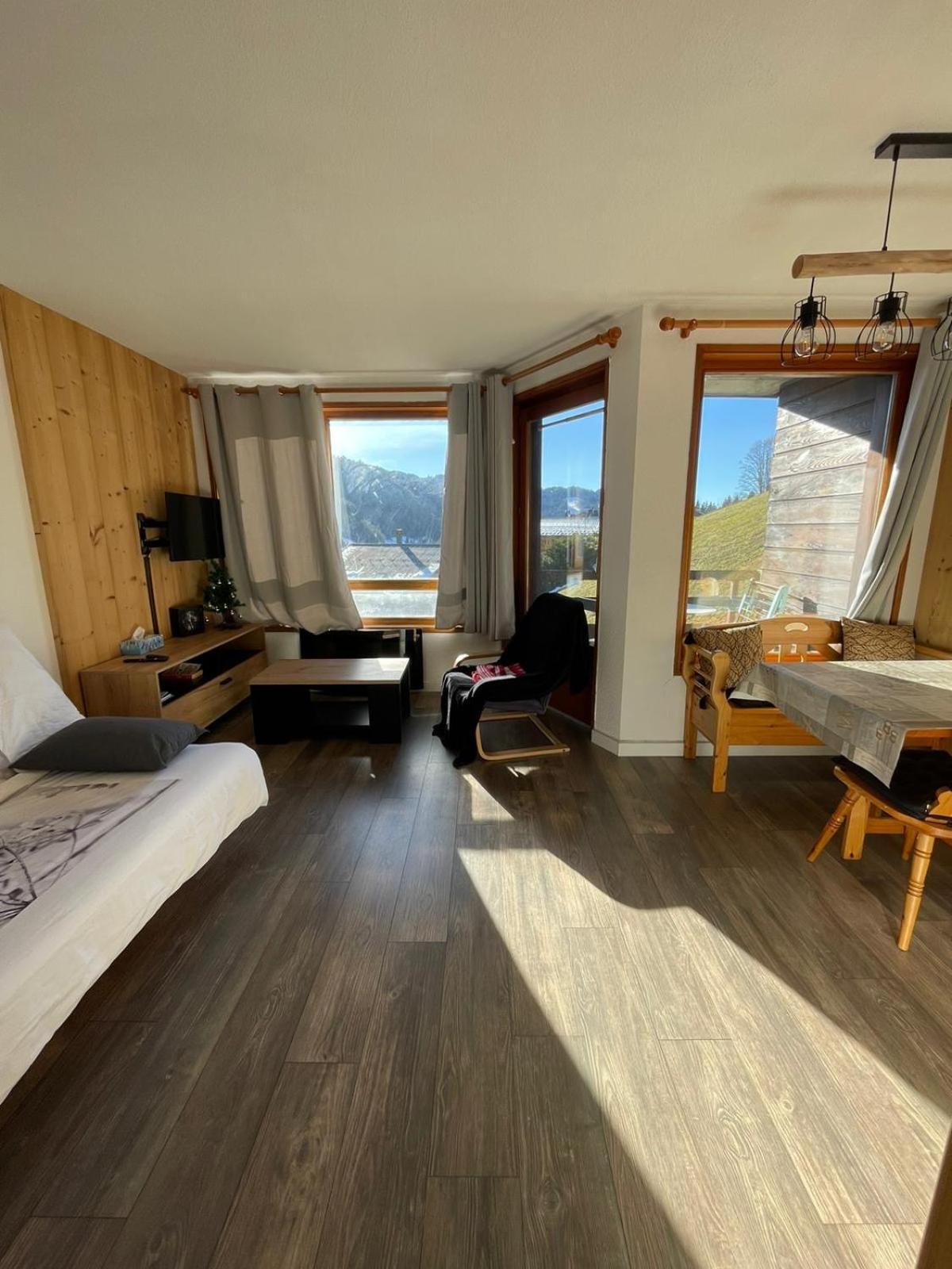 Studio Cabine Cosy A 5Min A Pieds Des Pistes Et Du Centre Ville Les Gets Exterior foto
